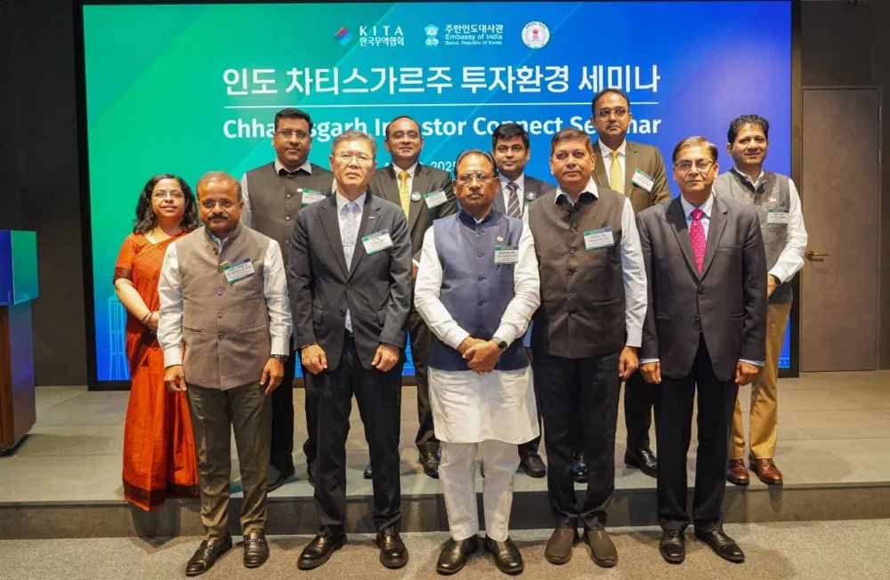 दक्षिण कोरिया के निवेशकों को सीएम साय का निमंत्रण, कहा- छत्तीसगढ़ है निवेश की बेहतर भूमि