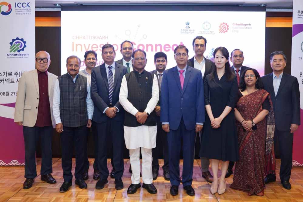 रायपुर : सियोल में मुख्यमंत्री विष्णु देव साय और ATCA प्रतिनिधिमंडल की महत्वपूर्ण भेंट, छत्तीसगढ़ में निवेश की संभावनाओं पर हुई चर्चा