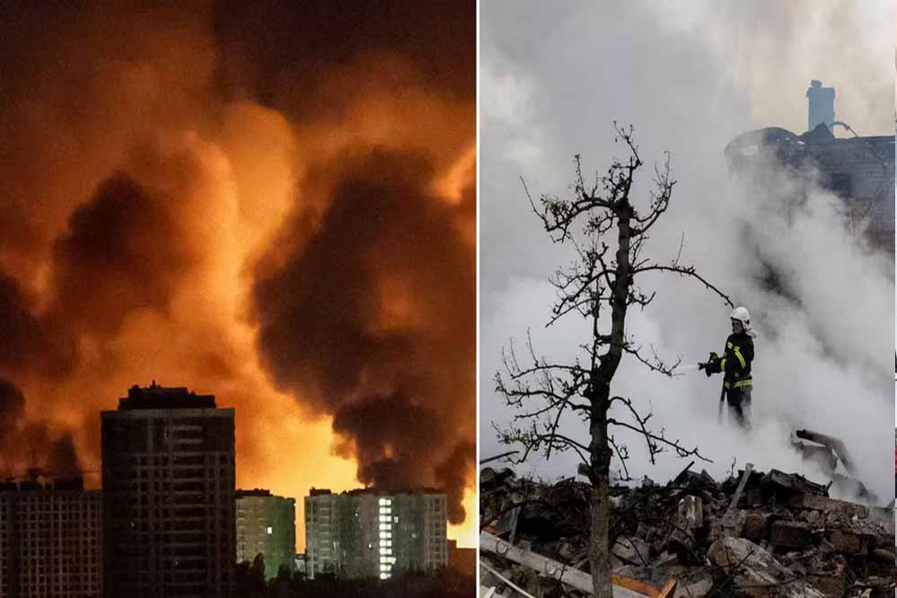 रूस का बड़ा हमला: यूक्रेन पर 629 मिसाइलें और ड्रोन दागे, 14 की मौत