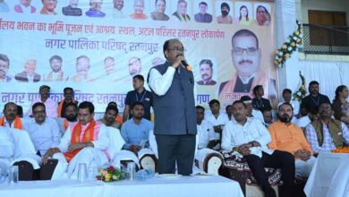 रायपुर : विकास के लिए प्रतिबद्ध डबल इंजन की सरकार : केन्द्रीय राज्य मंत्री तोखन साहू