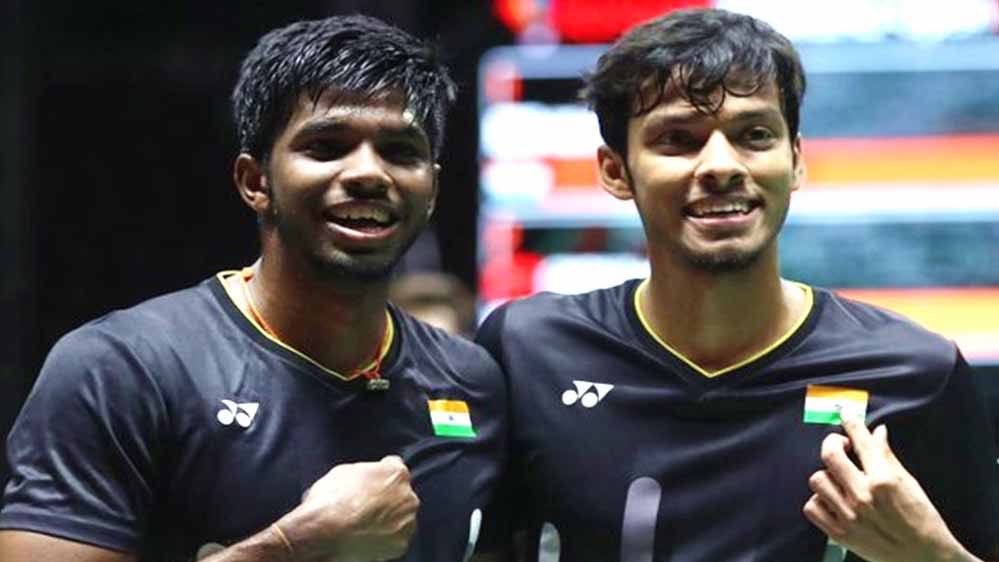 सात्विक-चिराग का जलवा! वर्ल्ड चैम्पियनशिप में मेडल पक्का, नंबर-2 जोड़ी को हराया सात्विक-चिराग का जलवा! वर्ल्ड चैम्पियनशिप में मेडल पक्का, नंबर-2 जोड़ी को हराया