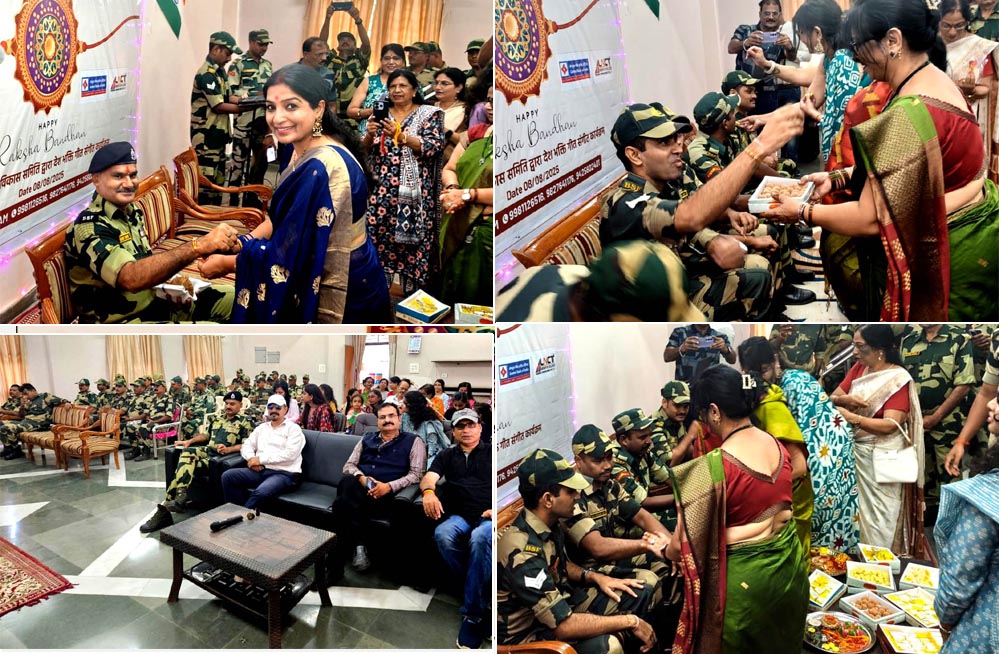 शौर्य फाउंडेशन द्वारा बीएसएफ जवानों को समर्पित “बहनों की राखी सरहद के रखवालों के नाम” समारोह सम्पन्न