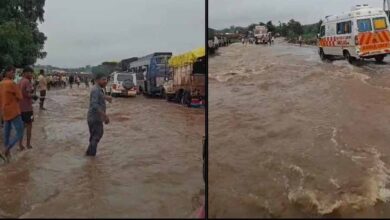 MP में मूसलाधार बारिश का कहर, इंदौर-इच्छापुर हाईवे पर घंटों फंसे वाहन