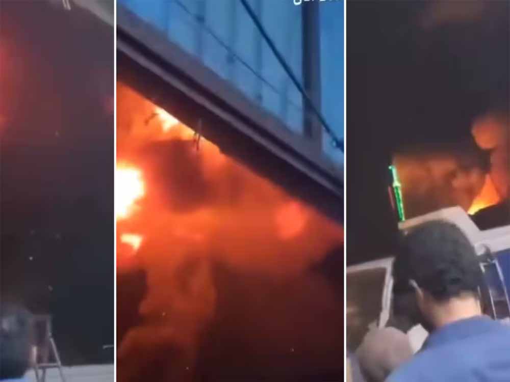 यमन में इजरायली नौसेना का बड़ा हमला, आग और धुएं से घिरा इलाका