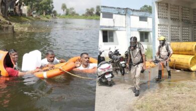 बाढ़ और गैस रिसाव से राहत: मॉकड्रिल में बचाव कार्यों का अभ्यास