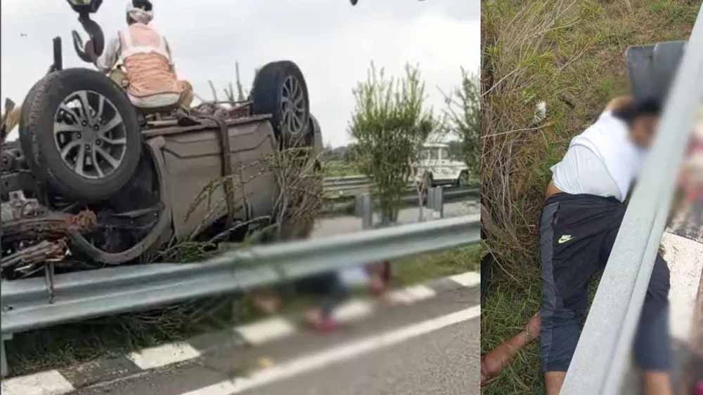 सड़क हादसा: कोल ट्रांसपोर्टर अमन बाजवा और मां की दर्दनाक मौत, पंजाब जा रहे थे परिवार से मिलने