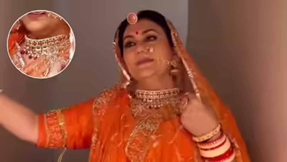 माथे की बिंदी से लेकर नथ तक, राजस्थानी राजपूताना पोशाक में नजर आईं दीपिका चिखलिया