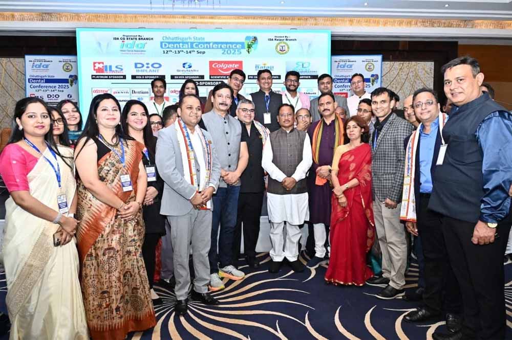 तीन दिवसीय छत्तीसगढ़ स्टेट डेंटल कॉन्फ्रेंस 2025 सम्पन्न
