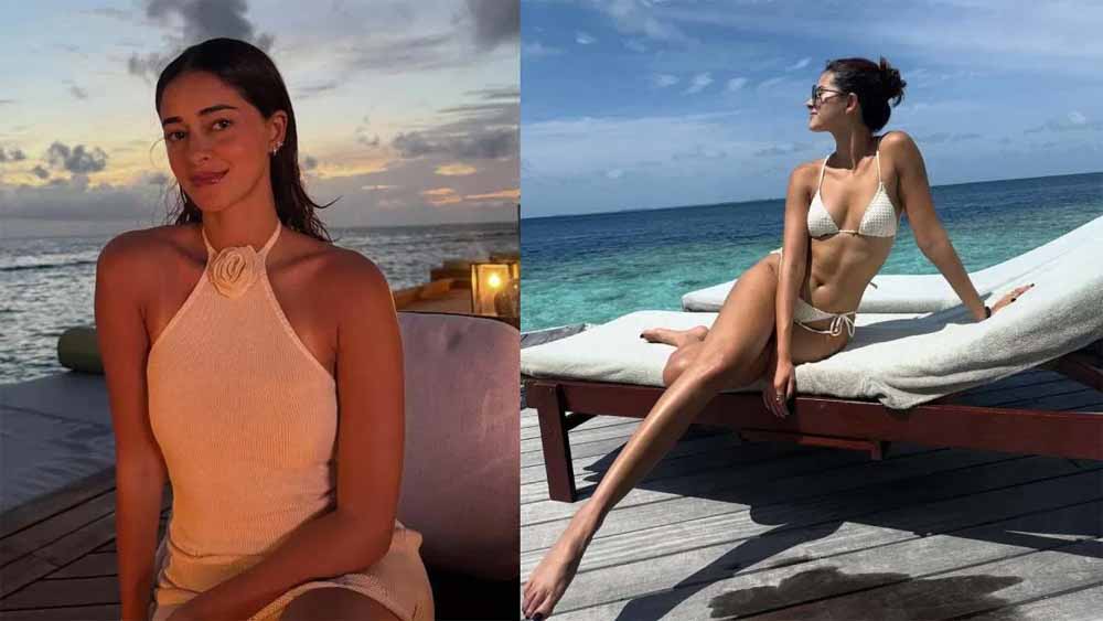 Ananya Pandey का ग्लैमरस मालदीव वेकेशन लुक, White Bikini में दिखाया स्टाइल स्टेटमेंट Ananya Pandey का ग्लैमरस मालदीव वेकेशन लुक, White Bikini में दिखाया स्टाइल स्टेटमेंट