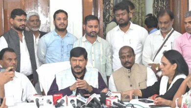 सामाजिक न्याय एवं अधिकारिता राज्य मंत्री रामदास अठावले का छत्तीसगढ़ प्रवास