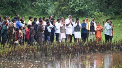 मंत्री प्रहलाद पटेल ने 32 नदियों के सोर्स का दौरा किया, केवल 7 में ही पानी मिला