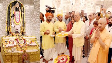 श्रीरामलला के दरबार में प्रधानमंत्री रामगुलाम ने टेका मत्था