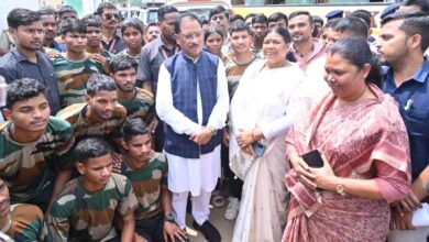 रायपुर : मुख्यमंत्री विष्णुदेव साय से 26 अग्निवीरों ने की सौजन्य मुलाकात