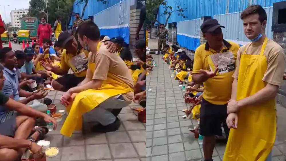 कनाडाई व्लॉगर ने दिखाई गंदगी, तो फुटपाथ पर बैठकर खाना खाने पहुंचे म्युनिसिपल कमिश्नर