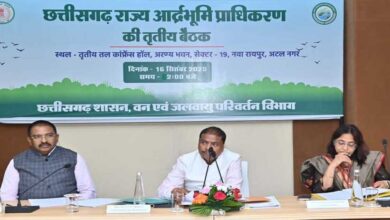 रायपुर : रामसर साईट के लिए छह वेटलैंड का चयन प्राथमिकता से करें : वनमंत्री कश्यप