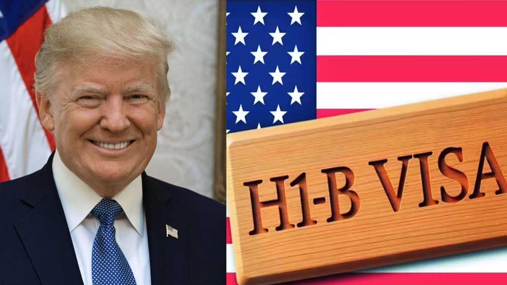 ट्रंप सरकार ने बदले H-1B वीजा नियम, अब 88 लाख रुपये तक होगी फीस