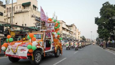 सीएम योगी की यूपी पुलिस के 18 हजार से अधिक पुलिसकर्मियों ने प्रदेश भर में निकाली बाइक रैली