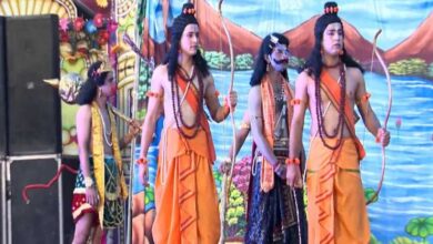 अयोध्या में 120 फीट के मंच पर थ्रीडी तकनीक के साथ शुरू हुई भव्य रामलीला