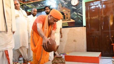 गोरक्षपीठ में शारदीय नवरात्र के विशेष अनुष्ठान का शुभारंभ गोरक्षपीठ में शारदीय नवरात्र के विशेष अनुष्ठान का शुभारंभ