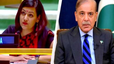 टूटा एयरबेस और जले हैंगर पर शहबाज की जीत? भारत ने UN में पाक को जमकर खरी-खोटी सुनाई टूटा एयरबेस और जले हैंगर पर शहबाज की जीत? भारत ने UN में पाक को जमकर खरी-खोटी सुनाई