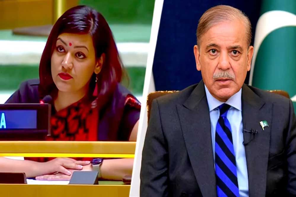 टूटा एयरबेस और जले हैंगर पर शहबाज की जीत? भारत ने UN में पाक को जमकर खरी-खोटी सुनाई टूटा एयरबेस और जले हैंगर पर शहबाज की जीत? भारत ने UN में पाक को जमकर खरी-खोटी सुनाई