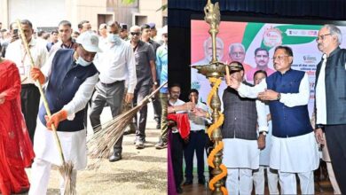 मुख्यमंत्री विष्णु देव साय नगरीय प्रशासन विभाग के स्वच्छता, आवास और लोक कल्याण उत्सव में हुए शामिल
