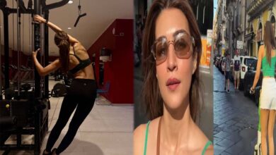 कॉकटेल 2 की शूटिंग के बीच कृति सेनन ने दिखाया जिम में पसीने का जलवा, फ्लॉन्ट किया टोंड बैक