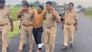 बरेली मुठभेड़: पैर में गोली लगी और गिरा बदमाश, पुलिस ने किया गिरफ्तार