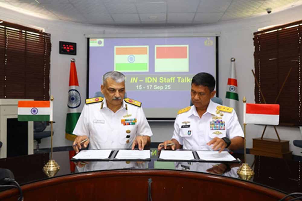 भारत-इंडोनेशिया नौसैनिक वार्ता: हिंद-प्रशांत में सुरक्षा और रणनीतिक सहयोग पर जोर भारत-इंडोनेशिया नौसैनिक वार्ता: हिंद-प्रशांत में सुरक्षा और रणनीतिक सहयोग पर जोर