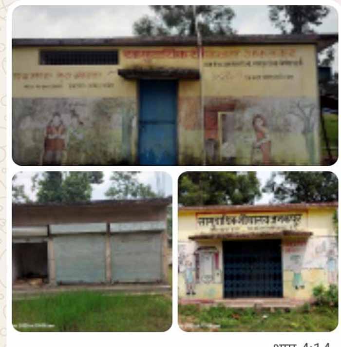 लाखों की लागत से बने सामुदायिक के शौचालयों में कई साल से लटक रहे ताले लाखों की लागत से बने सामुदायिक के शौचालयों में कई साल से लटक रहे ताले