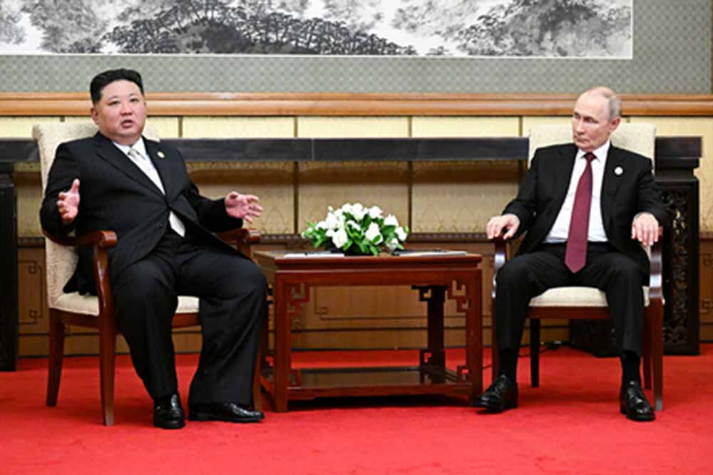 चीन में पुतिन-किम की मुलाकात, रूस दौरे के लिए मिला खास निमंत्रण