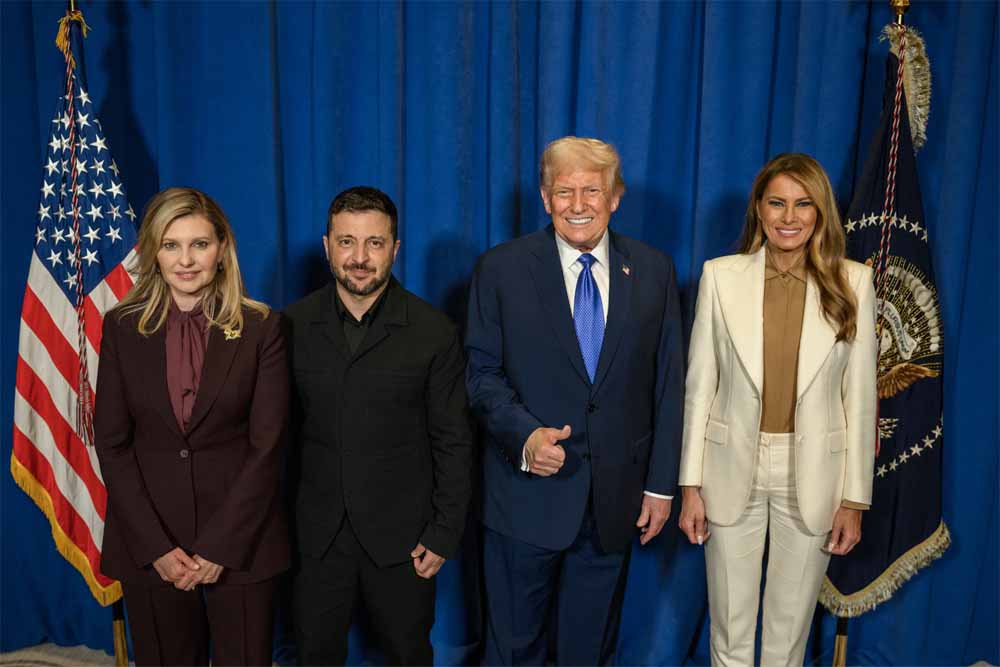 जेलेंस्की ने ट्रंप के साथ साझा की तस्वीर, बोले – ‘अमेरिका के साथ हैं तो हैं सुरक्षित’ जेलेंस्की ने ट्रंप के साथ साझा की तस्वीर, बोले – ‘अमेरिका के साथ हैं तो हैं सुरक्षित’