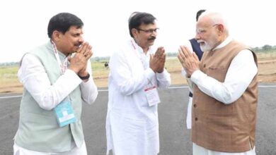 प्रधानमंत्री मोदी को दी गई भावभीनी विदाई