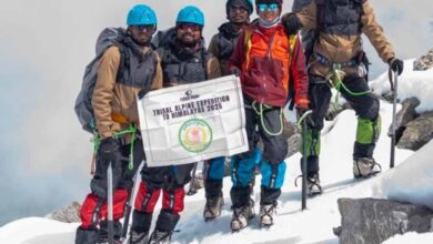 हिमालय में गूँजी जशपुर की गूंज: आदिवासी युवाओं ने जगतसुख पीक पर खोला नया मार्ग हिमालय में गूँजी जशपुर की गूंज: आदिवासी युवाओं ने जगतसुख पीक पर खोला नया मार्ग