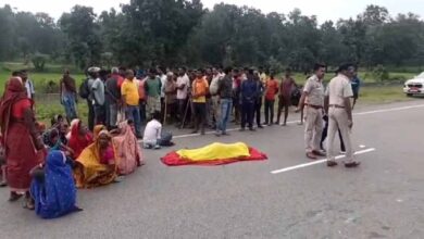 तेज़ रफ्तार वाहन की चपेट में आई महिला, मौके पर दर्दनाक मौत