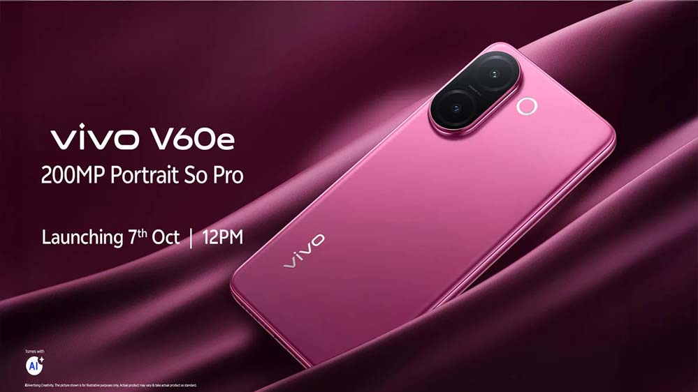 कल भारत में लॉन्च होगा Vivo V60e, 200MP कैमरा और नया कलर थीम खास बनाते हैं इसे कल भारत में लॉन्च होगा Vivo V60e, 200MP कैमरा और नया कलर थीम खास बनाते हैं इसे