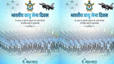 मुख्यमंत्री डॉ. यादव ने भारतीय वायुसेना दिवस पर शुभकामनाएं दी