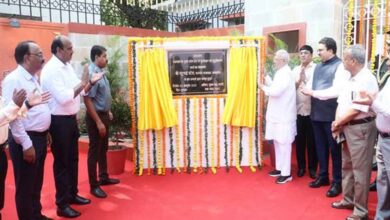 राज्यपाल पटेल ने राजभवन के प्रवेश द्वार के सुदृढ़ीकरण कार्य का किया लोकार्पण