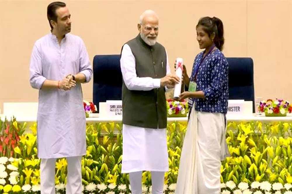 मध्यप्रदेश की बेटी ने राष्ट्रीय स्तर पर कौशल विकास का परचम लहराया