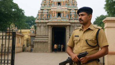 ‘अल्लाह हू अकबर’ चिल्लाते हुए मंदिर में घुसा युवक, मूर्तियों पर हमला करने की कोशिश, लोगों ने मौके पर दबोचा