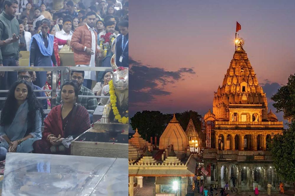 अभिनेत्री दिव्या दत्ता बाबा महाकाल के धाम पहुंचीं, नंदी जी के कानों में की मनोकामना अभिनेत्री दिव्या दत्ता बाबा महाकाल के धाम पहुंचीं, नंदी जी के कानों में की मनोकामना