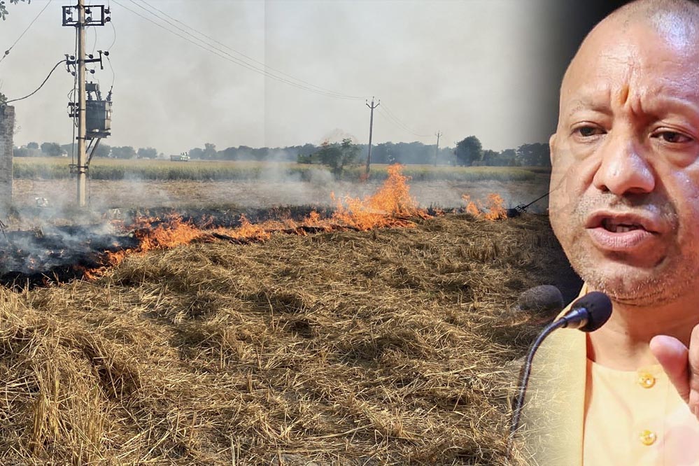 मुख्यमंत्री योगी के सख्त निर्देशों का असर, उत्तर प्रदेश में पराली जलाने की घटनाओं में आई उल्लेखनीय कमी