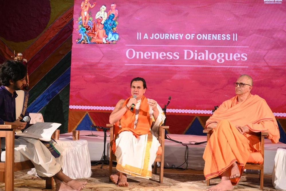 ब्राज़ील के पद्म  जोनास मसेट्टी आचार्य शंकर सांस्कृतिक एकता न्यास द्वारा आयोजित प्रेरणा संवाद में हुए शामिल