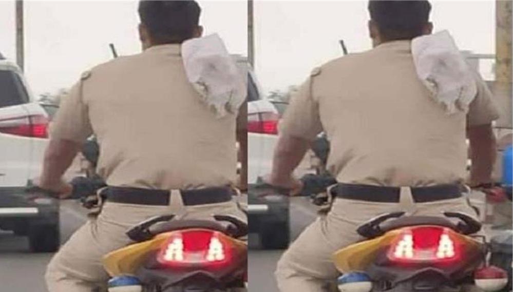 बालाघाट: हेलमेट न पहनने पर SP ने पुलिस आरक्षक को सस्पेंड किया, कार्रवाई सख्त