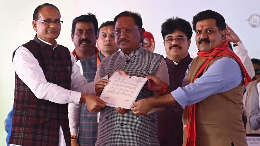 रायपुर : केंद्रीय मंत्री  शिवराज सिंह चौहान ने किया छत्तीसकला ब्राण्ड एवं डिजिटल फाइनेंस बुकलेट का किया विमोचन