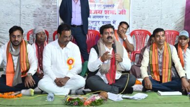 रायपुर : उपमुख्यमंत्री  विजय शर्मा ने 1.98 करोड़ रूपए के विकास कार्यों का किया भूमिपूजन