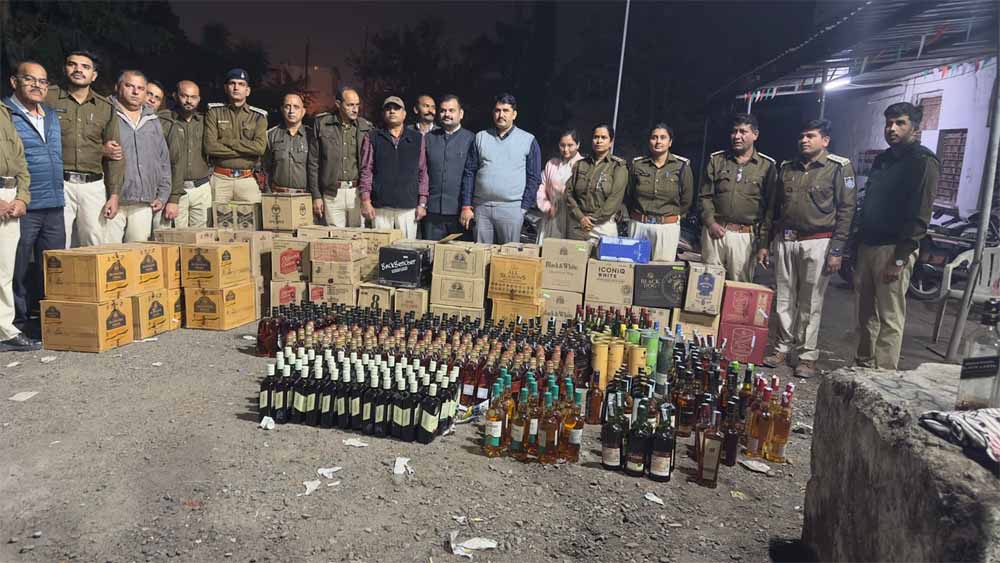 भोपाल आबकारी विभाग द्वारा लगातार की जा रही कार्यवाही