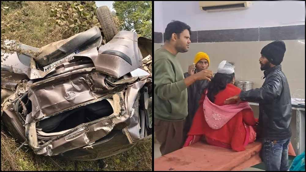 देवास में दर्दनाक सड़क हादसा: अज्ञात वाहन की टक्कर से एक मृत, तीन घायल