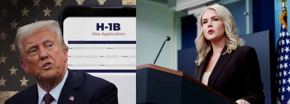 व्हाइट हाउस का बड़ा बयान: H1B पर ट्रंप की टिप्पणी को बताया गलतफहमी, विदेशी प्रतिभा को लेकर सरकार सकारात्मक