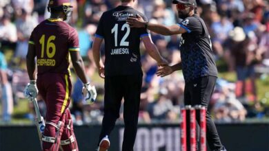 जैमीसन की तूफ़ानी गेंदबाज़ी से वेस्टइंडीज ढेर, न्यूजीलैंड ने सीरीज में बनाई बढ़त